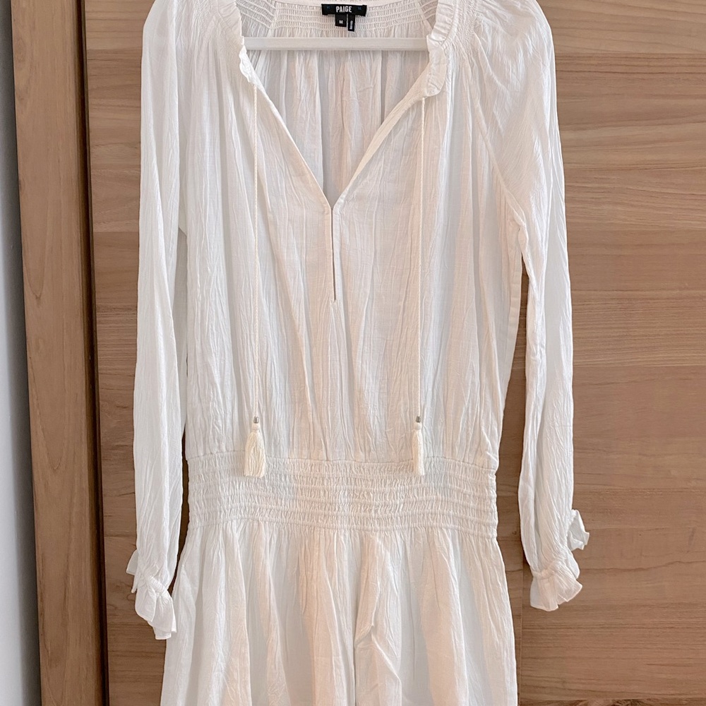 PAIGE Dress • Size M  • White • Worn Once!